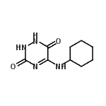 CAS 登录号：769058-53-9， 5-(环己基氨基)-1,2-二氢-1,2,4-三嗪-3,6-二酮