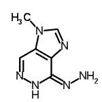 CAS 登录号：769084-43-7， 4-肼基-1-甲基-1H-咪唑并[4,5-d]哒嗪