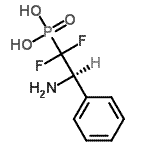 CAS 登录号：769195-98-4， [(2R)-2-氨基-1,1-二氟-2-苯基乙基]膦酸