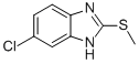 CAS#: 7692-57-1, 6-Chloro-2-(Methylthio)-1H-Benzo[d]Imidazole