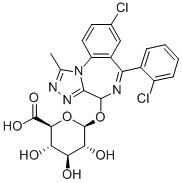 CAS#: 76960-93-5, 4-Hydroxy Triazolam beta-D-Glucuronide