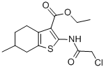 CAS 登录号：76981-87-8， 2-(2-氯-乙酰氨基)-6-甲基-4,5,6,7-四氢-苯并[b]噻吩-3-羧酸乙酯
