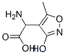 CAS#: 77006-27-0, 2-Amino-2-(5-Methyl-3-Oxo-1,2-Oxazol-4-Yl)Acetic Acid