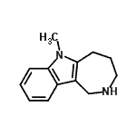 CAS 登录号：770646-89-4， 6-甲基-1,2,3,4,5,6-六氢氮杂卓并[4,3-b]吲哚