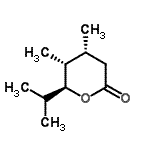 CAS 登录号：770729-50-5， (4R,5R,6S)-6-异丙基-4,5-二甲基四氢-2H-吡喃-2-酮