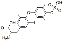 CAS#: 77074-49-8, (2S)-2-Amino-3-[4-(3,5-Diiodo-4-Sulfooxyphenoxy)-3,5-Diiodophenyl]Propanoic Acid