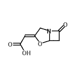 CAS 登录号：771428-28-5， (2Z)-(7-氧代-4-氧杂-1-氮杂双环[3.2.0]庚-3-亚基)乙酸