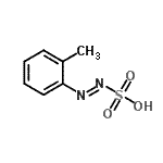 CAS 登录号：771430-78-5， (E)-(2-甲基苯基)二氮烯磺酸