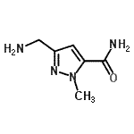 CAS 登录号：771461-55-3， 3-(氨基甲基)-1-甲基-1H-吡唑-5-甲酰胺