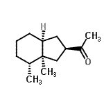 CAS 登录号：771533-73-4， 1-[(2R,3aS,4R,7aS)-3a,4-二甲基八氢-1H-茚-2-基]乙酮