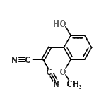 CAS 登录号：771558-71-5， (2-羟基-6-甲氧基苄亚基)丙二腈