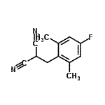 CAS 登录号：771562-25-5， (4-氟-2,6-二甲基苄基)丙二腈