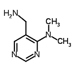 CAS 登录号：771571-32-5， 5-(氨基甲基)-N,N-二甲基-4-嘧啶胺