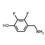 CAS 登录号：771571-86-9， 4-(氨基甲基)-2,3-二氟苯酚