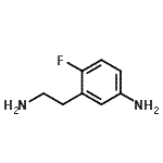 CAS 登录号：771573-12-7， 3-(2-氨基乙基)-4-氟苯胺