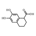 CAS 登录号：77158-61-3， 6,7-二羟基-1,2,3,4-四氢-1-萘甲酸