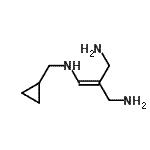 CAS 登录号：771584-37-3， 2-(氨基甲基)-N<sup>1</sup>-(环丙基甲基)-1-丙烯-1,3-二胺