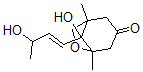 CAS 登录号：77162-65-3， 8-羟基-8-[(E)-3-羟基丁-1-烯基]-1,5-二甲基-6-氧杂双环[3.2.1]辛烷-3-酮
