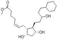 CAS#: 77204-95-6, Methyl (Z)-7-[(1R,2R,3R,5S)-2-(5-Cyclohexyl-3-Hydroxypentyl)-3,5-Dihydroxycyclopentyl]Hept-5-Enoate