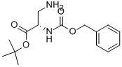 CAS 登录号：77215-55-5， (S)-3-氨基-2-苄氧羰基-氨基-丙酸叔丁酯