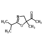 CAS#: 77219-14-8, 1-(2-Isopropyl-5-methyl-4,5-dihydro-1,3-oxazol-5-yl)ethanone