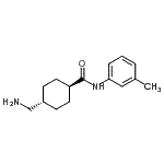 CAS 登录号：772278-19-0， 反式-4-(氨基甲基)-N-(3-甲基苯基)环己烷甲酰胺