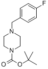 CAS 登录号：77278-77-4， 4-[(4-氟苯基)甲基]-1,1-哌嗪羧酸叔丁酯