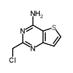 CAS 登录号：77294-21-4， 2-(氯甲基)噻吩并[3,2-d]嘧啶-4-胺
