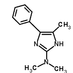 CAS 登录号：772998-05-7， N,N,4-三甲基-5-苯基-1H-咪唑-2-胺