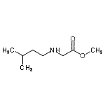 CAS 登录号：773032-89-6， 甲基N-(3-甲基丁基)甘氨酸酯