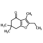 CAS 登录号：773073-45-3， 2-乙基-3,6,6-三甲基-6,7-二氢-1-苯并呋喃-4(5H)-酮