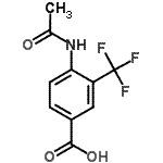 CAS 登录号：773108-11-5， 4-乙酰氨基-3-(三氟甲基)苯甲酸