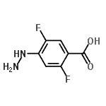 CAS 登录号：773109-10-7， 2,5-二氟-4-肼基苯甲酸