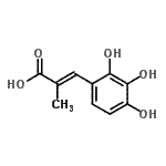 CAS 登录号：773120-31-3， (2E)-2-甲基-3-(2,3,4-三羟基苯基)丙烯酸