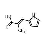 CAS 登录号：773120-67-5， (E)-2-甲基-3-(1H-吡咯-2-基)丙-2-烯酸