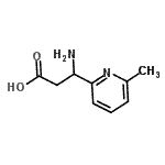 CAS 登录号：773122-42-2， 3-氨基-3-(6-甲基-2-吡啶基)丙酸