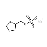 CAS 登录号：77339-73-2， 钠O-(四氢-2-呋喃基甲基)硫代硫酸酯