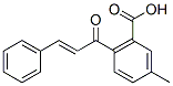 CAS 登录号：77375-50-9， 5-甲基-2-[(E)-3-苯基丙-2-烯酰基]苯甲酸