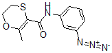 CAS 登录号:77386-61-9, N-(3-叠氮基苯基)-2-甲基-5,6-二氢-1,4-氧硫杂环己二烯-3-甲酰胺