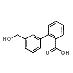 CAS 登录号：773872-83-6， 3'-(羟基甲基)-2-联苯基羧酸