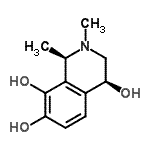 CAS 登录号：774139-35-4， (1R,4S)-1,2-二甲基-1,2,3,4-四氢-4,7,8-异喹啉三醇