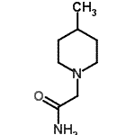 CAS 登录号：774195-60-7， 2-(4-甲基-1-哌啶基)乙酰胺