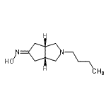CAS 登录号：774222-55-8， (3aR,5Z,6aS)-2-丁基-N-羟基六氢环戊并[c]吡咯-5(1H)-亚胺