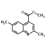 CAS 登录号：774586-89-9， 甲基2,6-二甲基-4-喹啉羧酸酯