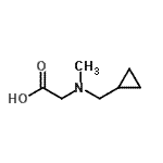 CAS 登录号：774595-84-5， N-(环丙基甲基)-N-甲基甘氨酸