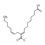 CAS 登录号:774603-04-2, (9E,12Z)-10-硝基-9,12-十八碳二烯酸