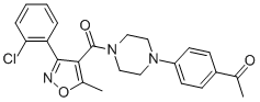CAS 登录号：775300-34-0， 1-[4-[4-[[3-(2-氯苯基)-5-甲基-4-异恶唑基]羰基]-1-哌嗪基]苯基]-乙酮