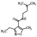 CAS 登录号：775300-37-3， N-[2-(二甲基氨基)乙基]-3-乙基-5-甲基-1,2-恶唑-4-甲酰胺