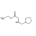 CAS 登录号：775320-49-5， 乙基N-(环戊基甲基)甘氨酸酯