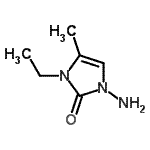 CAS 登录号：775553-05-4， 1-氨基-3-乙基-4-甲基-1,3-二氢-2H-咪唑-2-酮